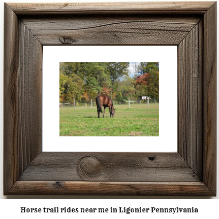 horse trail rides near me in Ligonier, Pennsylvania